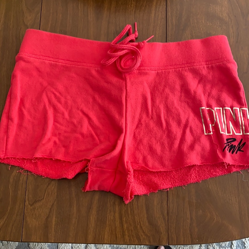 Victoria’s Secret pink lounge shorts size medium.